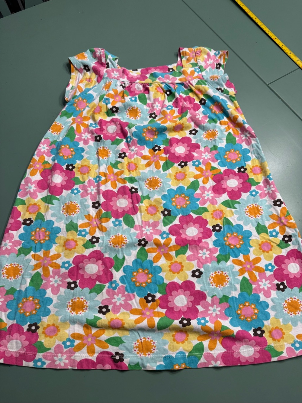 Carter's Floral Sleeveless Casual Dress - Pink, Blue, Yellow, Green, Orange